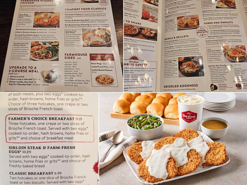 Bob Evans Menu