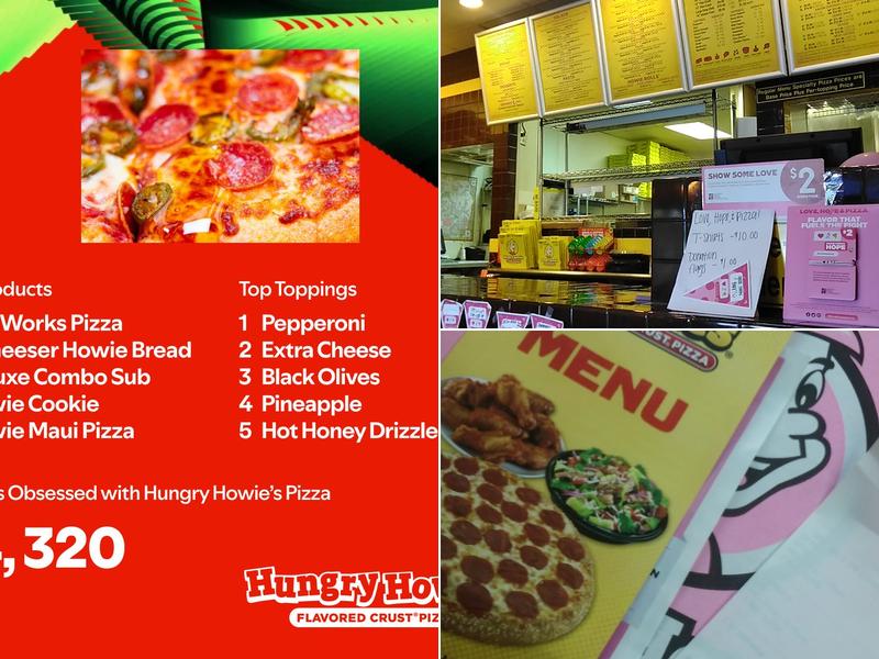 Hungry Howie's Pizza Menu