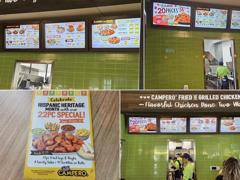 Pollo Campero Menu