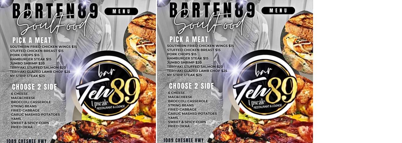 BarTen89 Menu