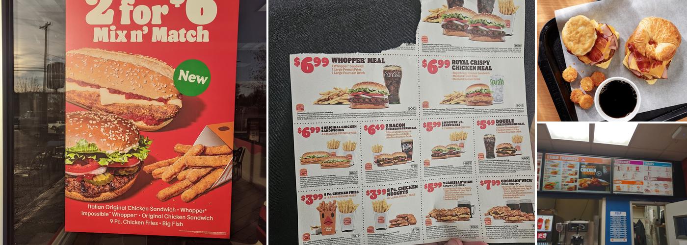 Burger King Menu