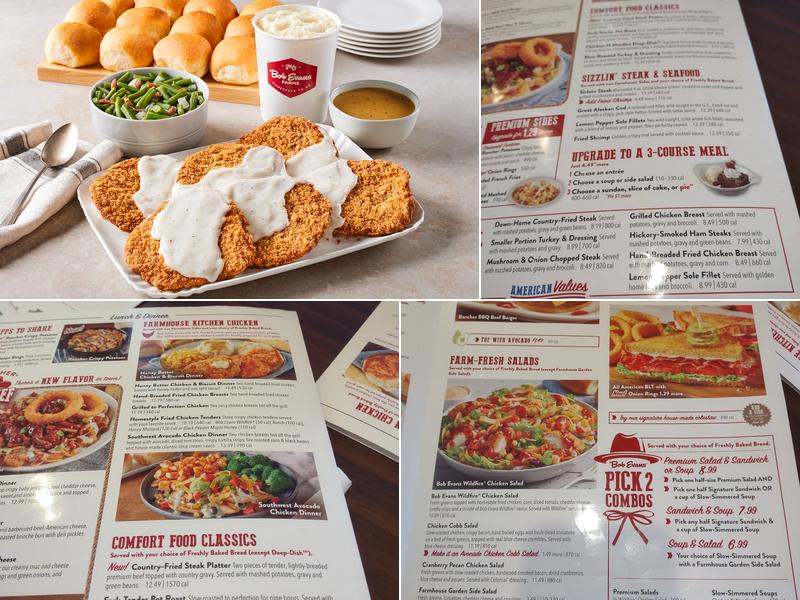 Bob Evans Menu