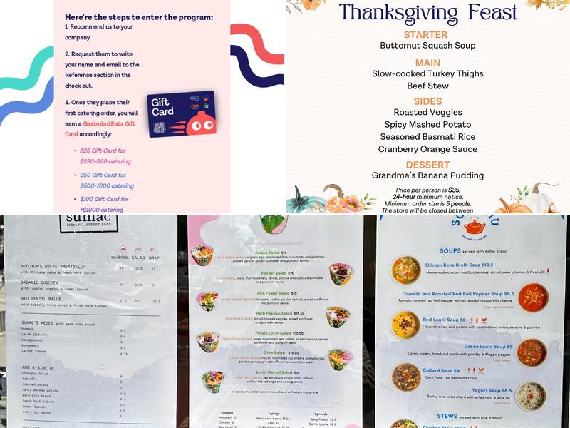 Gastrobot | Neighborhood Eatery 🍽️ Menu