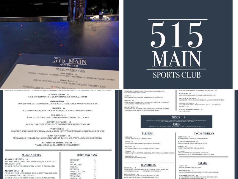 515 Main Menu