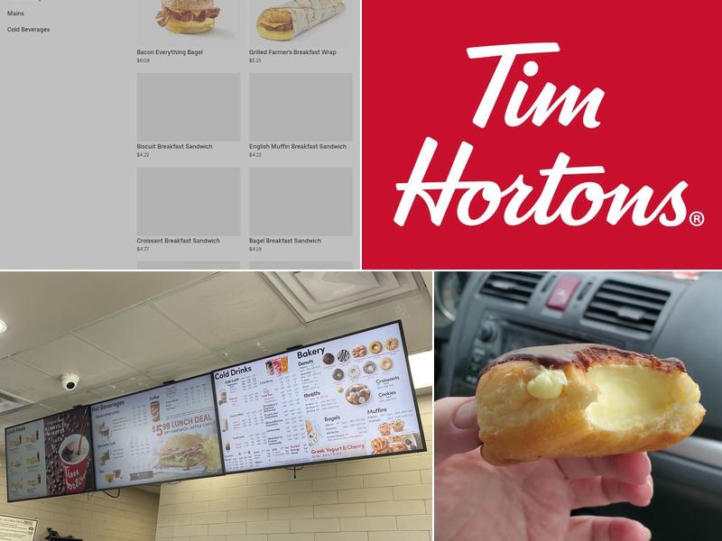 Tim Hortons Menu