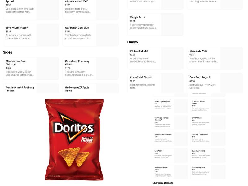 Subway Menu