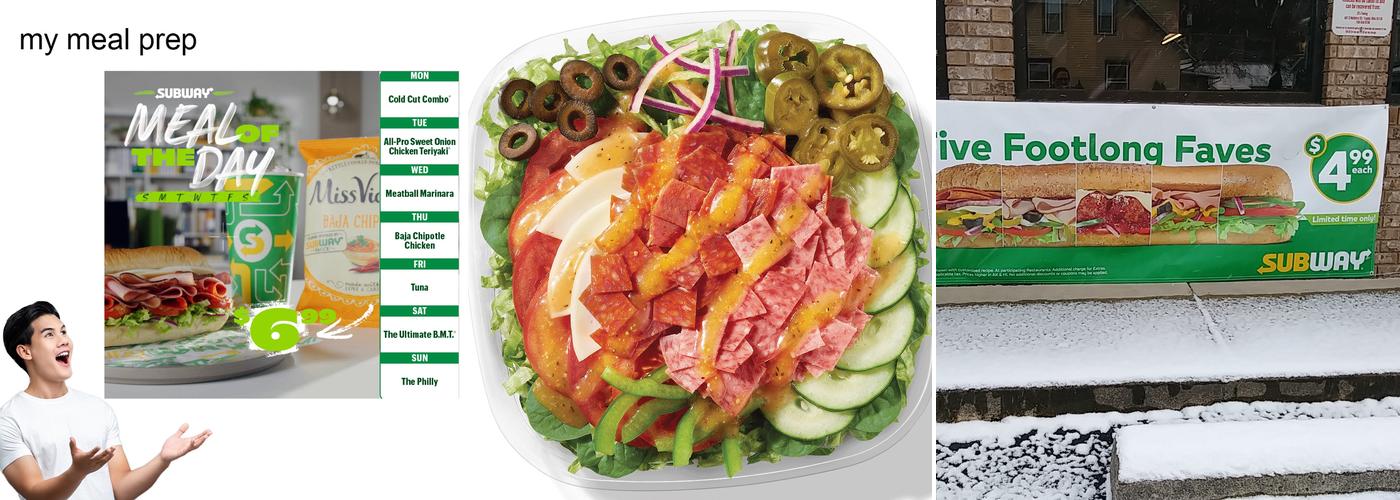 Subway Menu