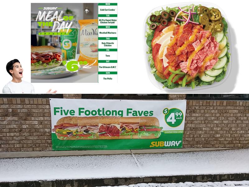 Subway Menu