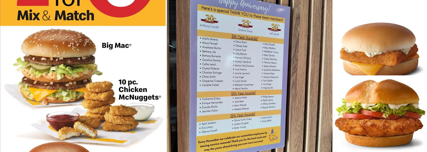 McDonald's Menu