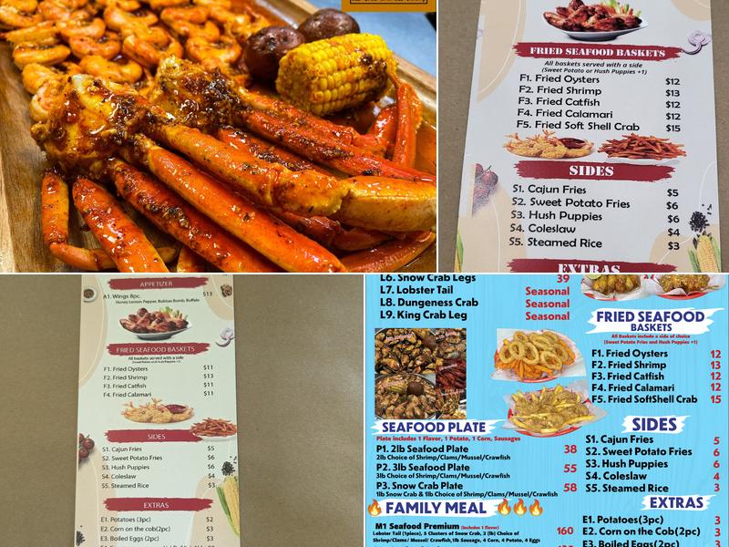 Bubba's Crab House Menu