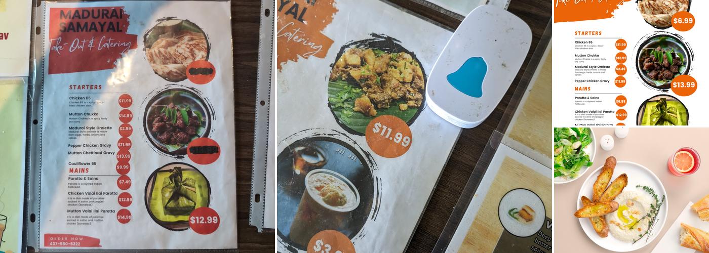 Madurai Samayal Menu