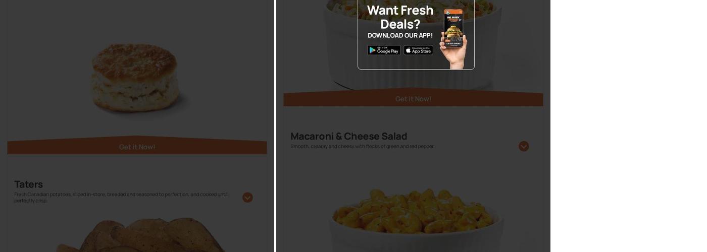 Mary Brown's Chicken Menu