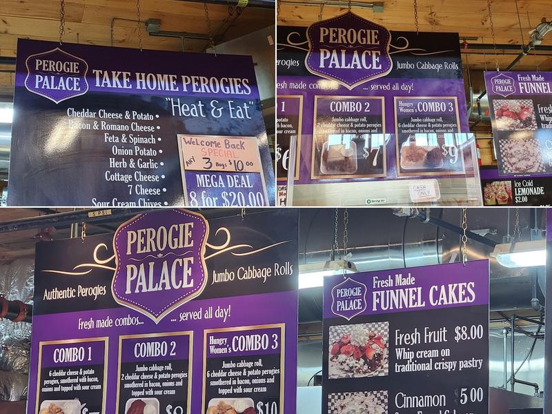 Perogie Palace Menu
