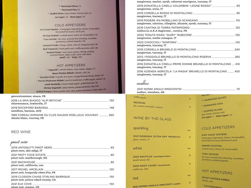 Margo Menu