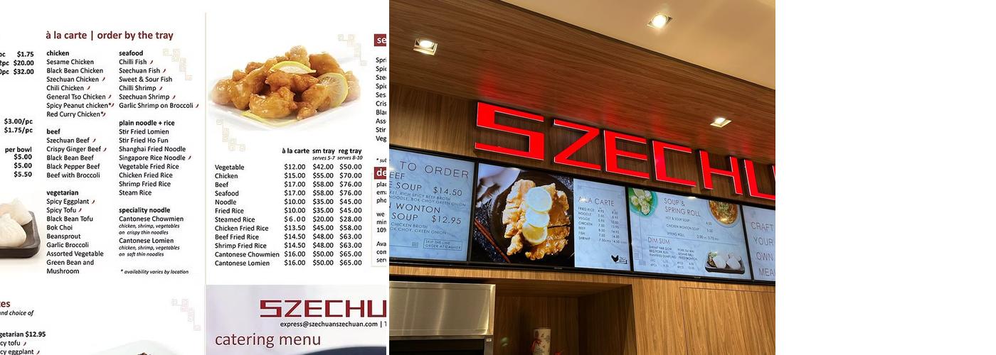 Szechuan Express Menu