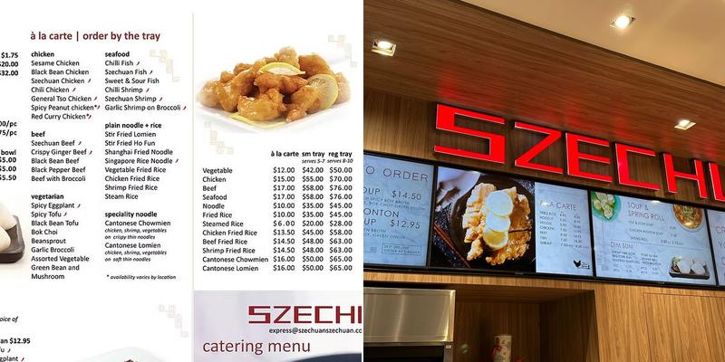 Szechuan Express Menu