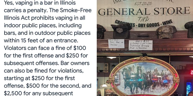 General Store Tap, Altona Il Menu