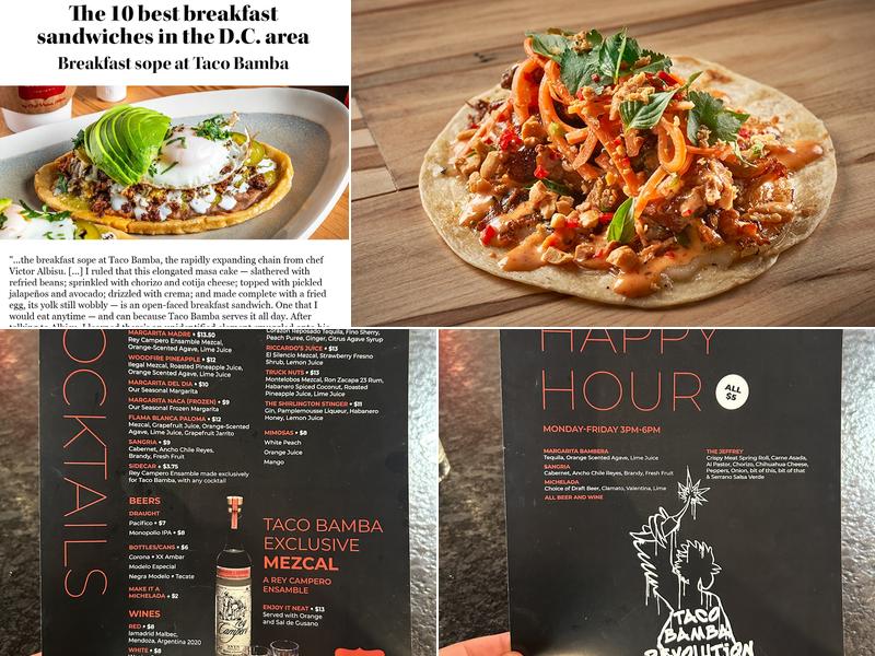 Taco Bamba Menu
