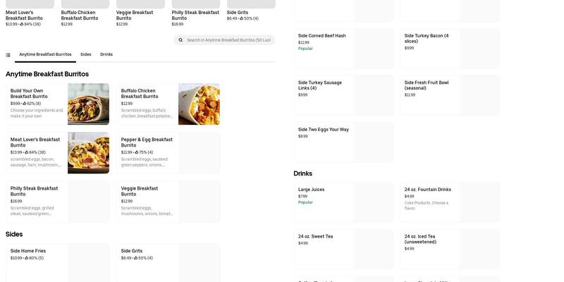 Mr. Churro Express Menu