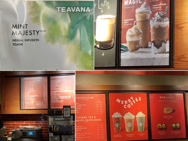 Starbucks Menu