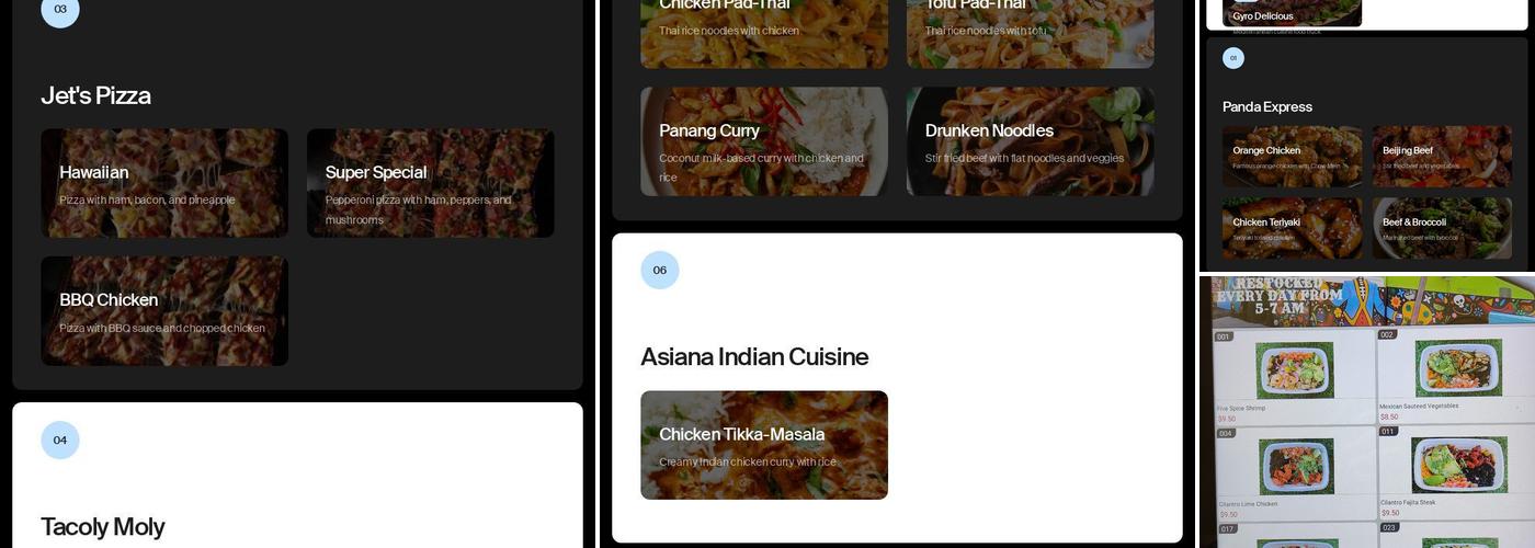 Corner Kitchen Menu