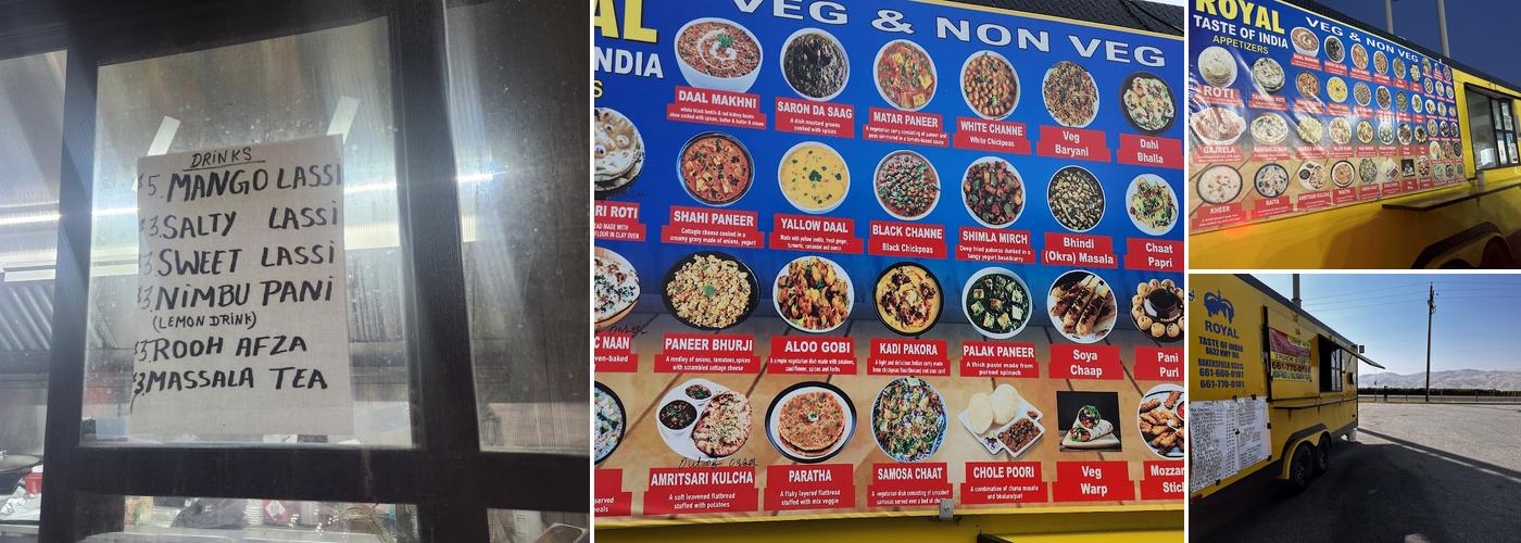 ROYAL TASTE OF INDIA Menu