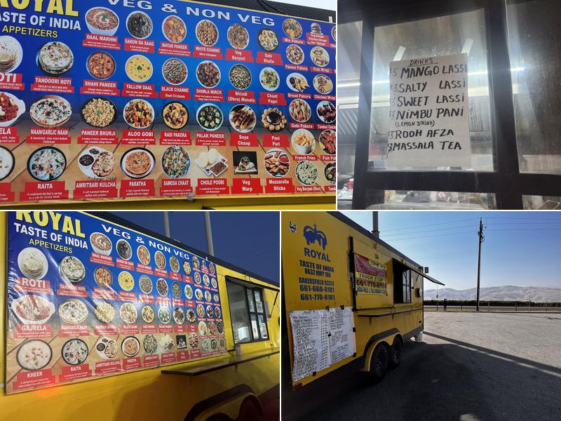 ROYAL TASTE OF INDIA Menu