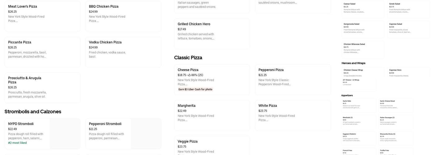 Just Chicken Wings Menu