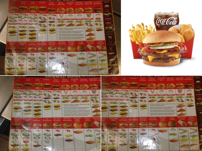 Wendy's Menu