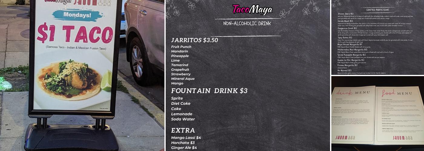 TacoMaya Menu
