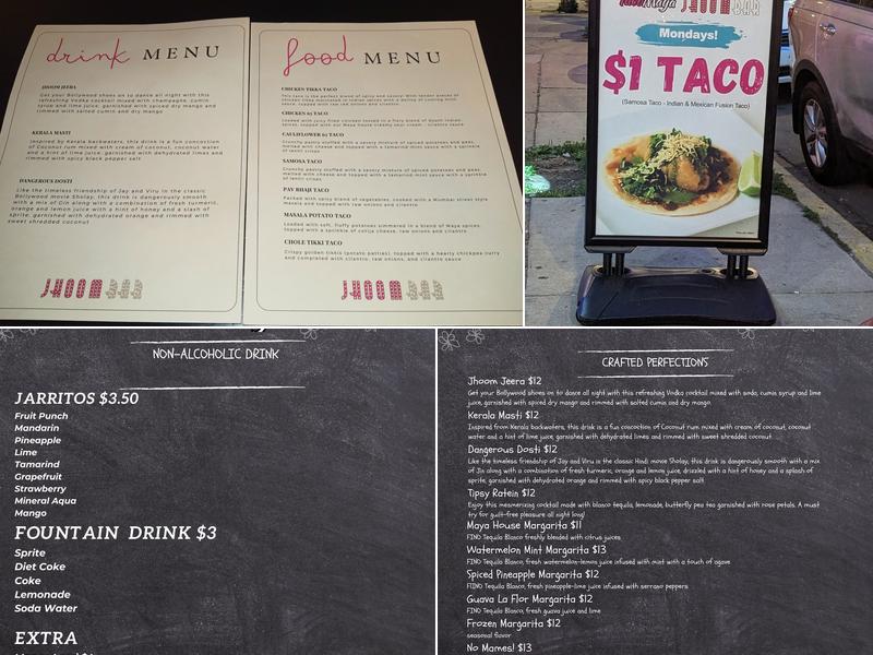 TacoMaya Menu