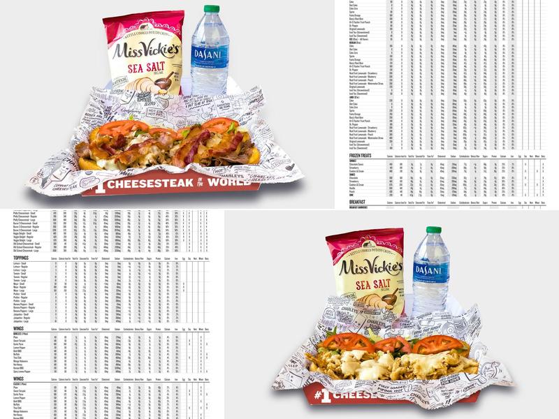 Charleys Cheesesteaks and Wings Menu