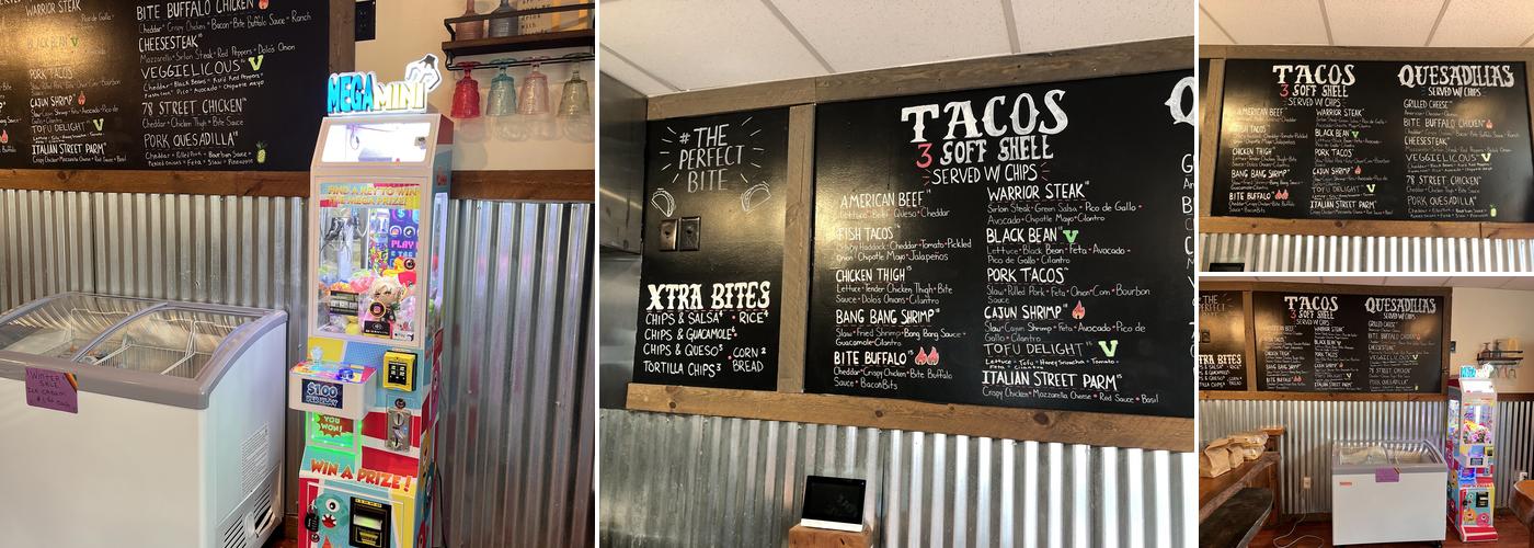 Bite American Tacos Menu