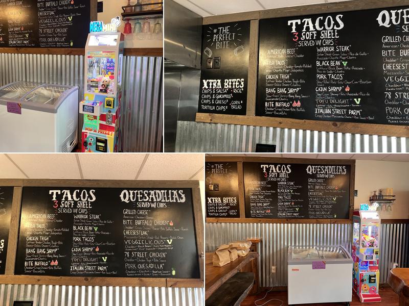 Bite American Tacos Menu