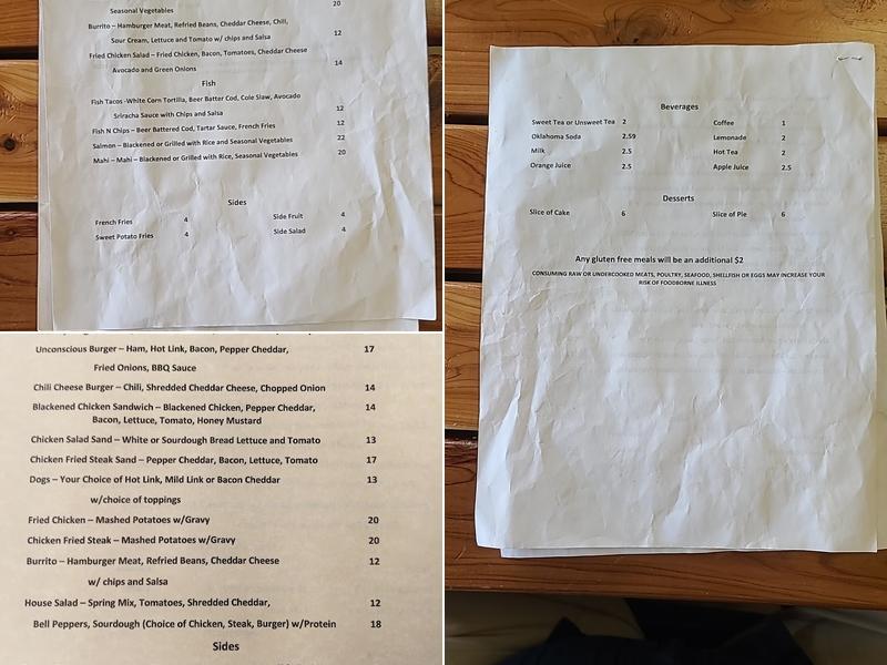 Conscious Kitchen Menu