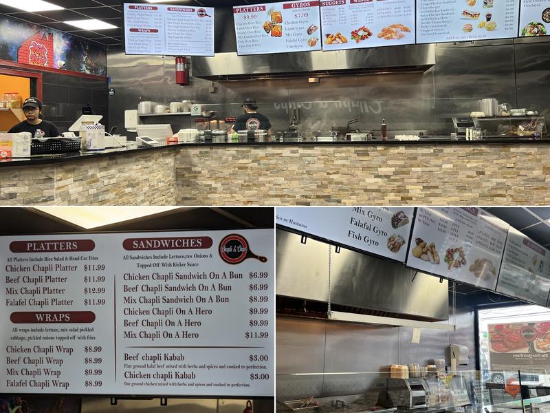 Chapli & Chips Menu