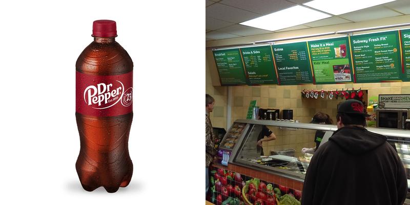 Subway Menu