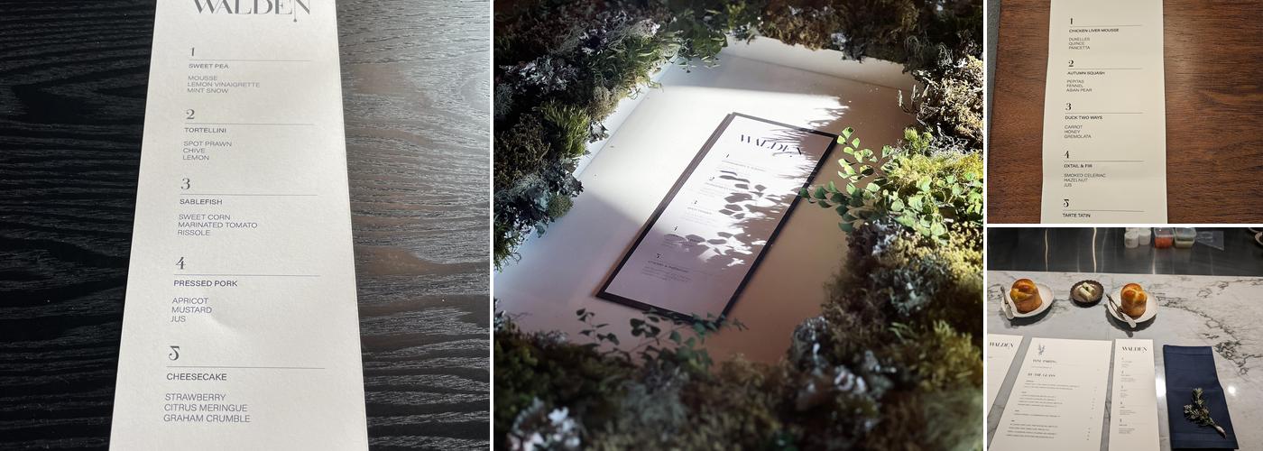 Walden Menu