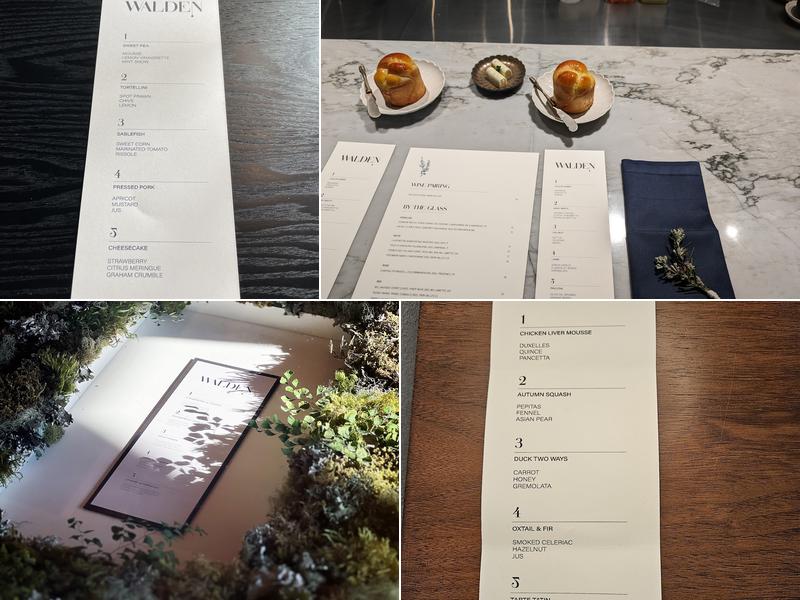Walden Menu
