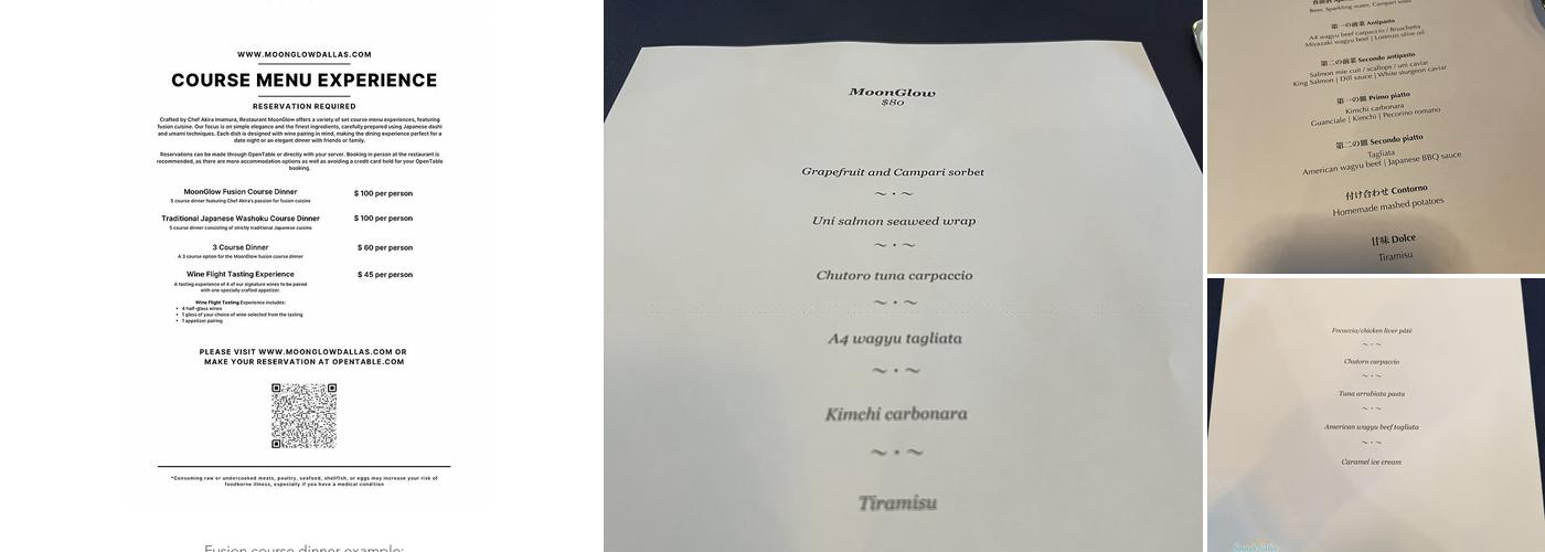 MoonGlow Menu