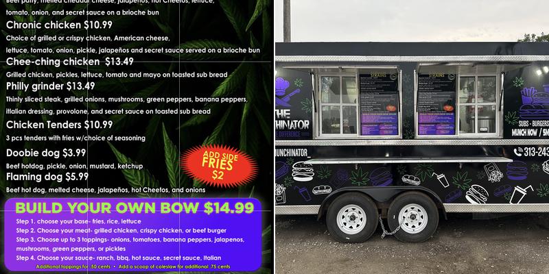 The Munchinator Menu