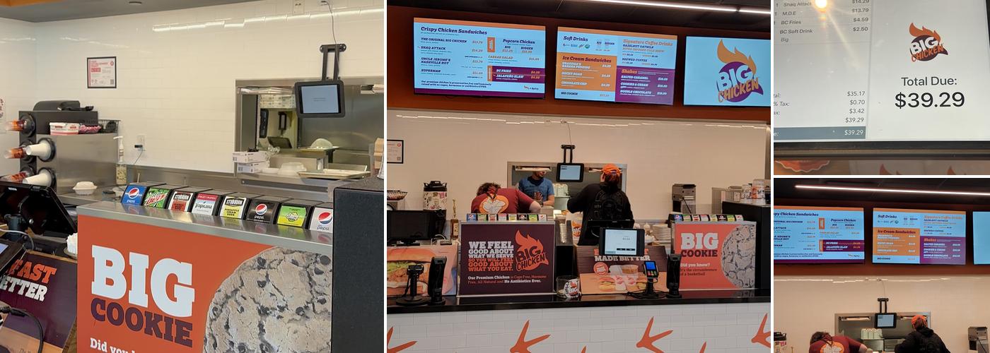 Big Chicken Menu