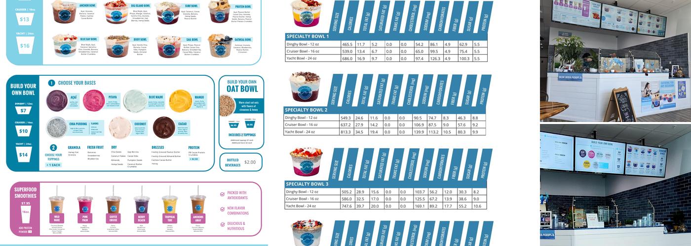 Nautical Bowls Menu