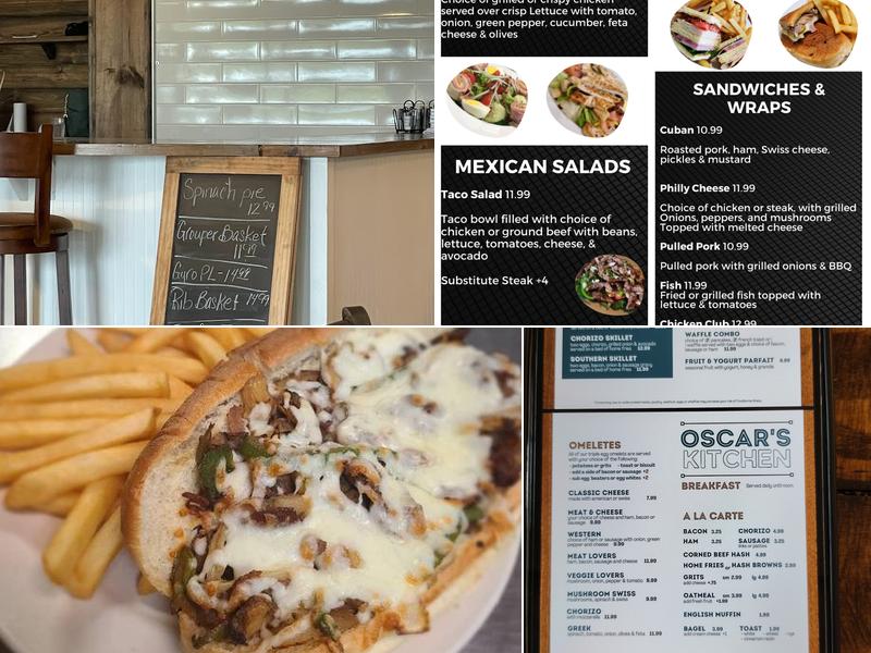 Oscar’s Kitchen Menu