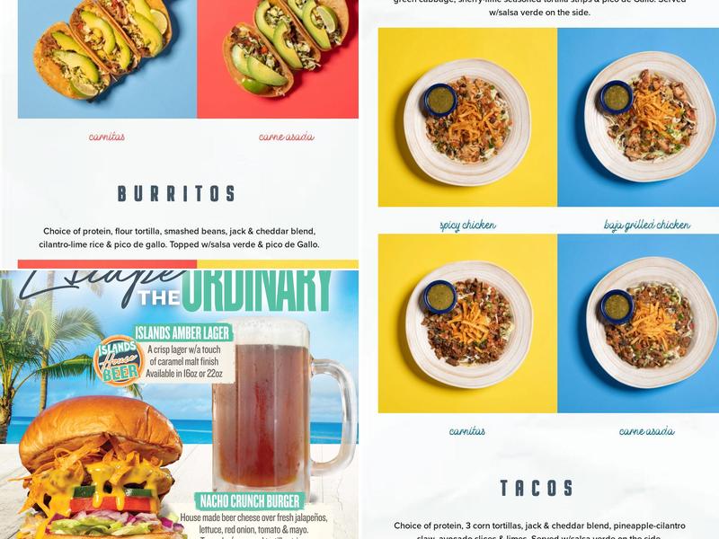 Tortilla Beach Long Beach Pike Menu