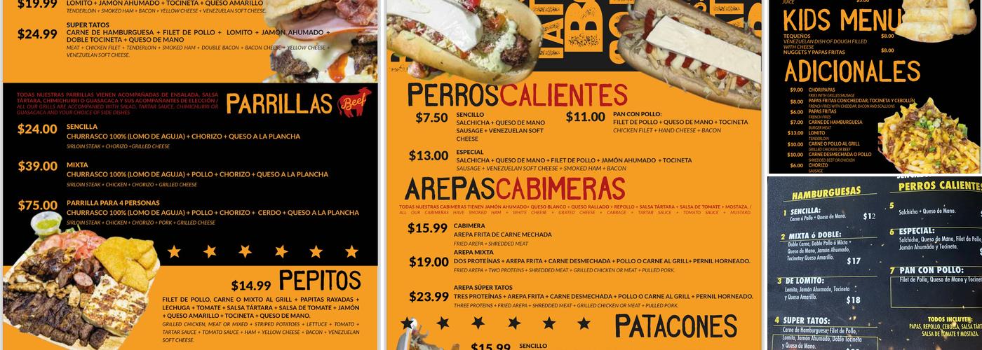 Big tatos express grill Doral Menu