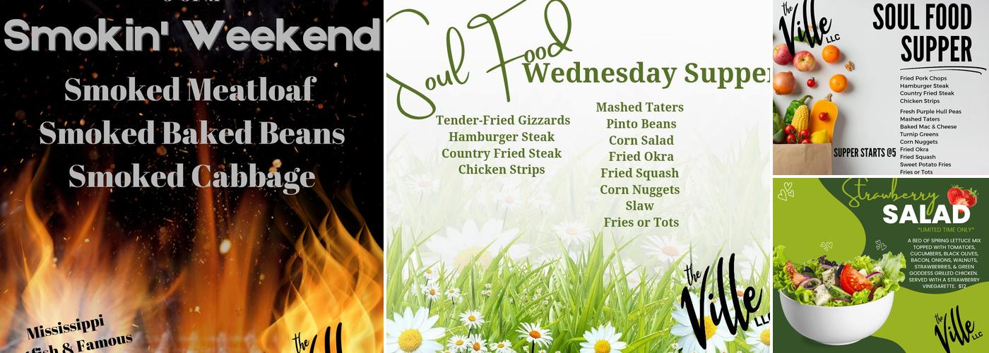 The Ville Breakfast Cafe Menu