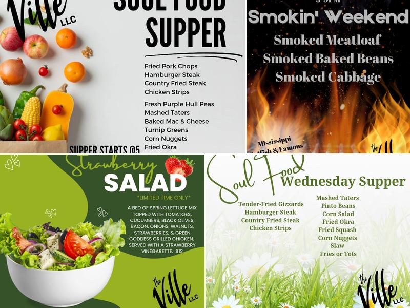 The Ville Breakfast Cafe Menu