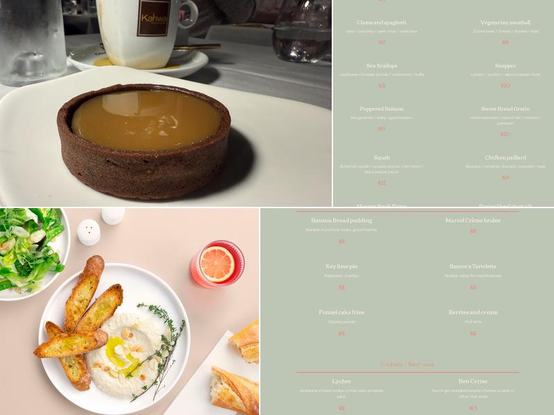 Marcel DW Menu