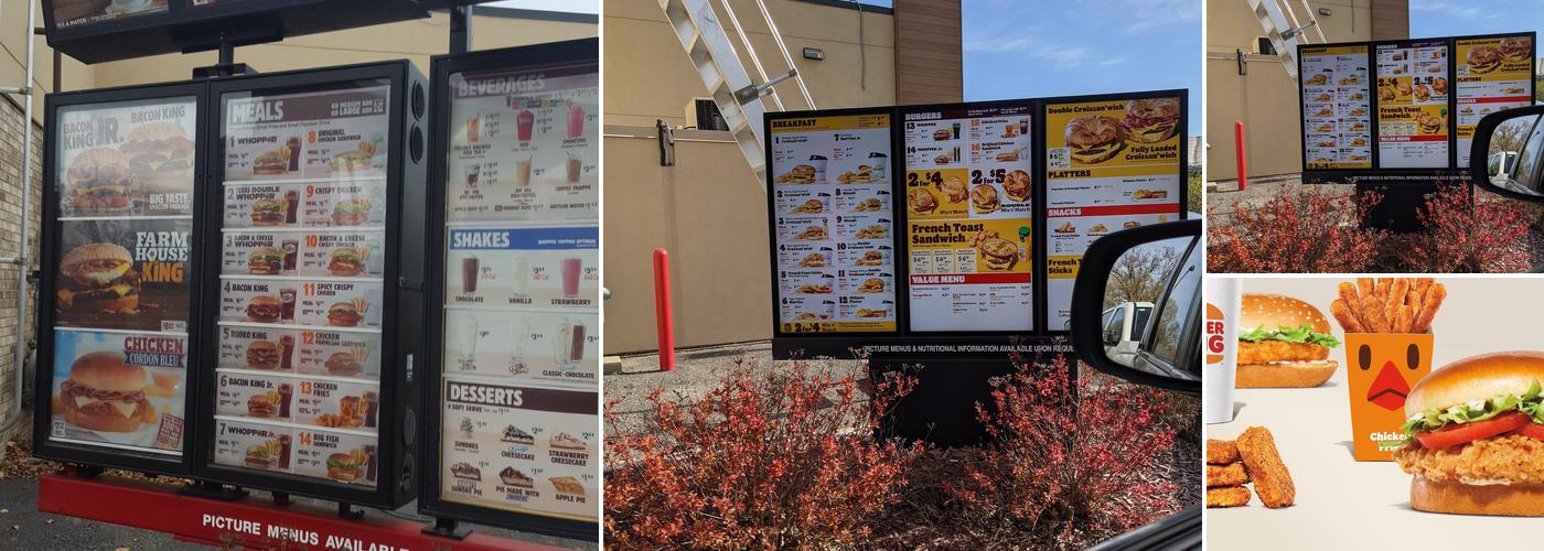 Burger King Menu